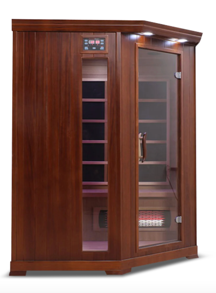 HealthSmart 4 Person Full Spectrum Corner Infrared Sauna