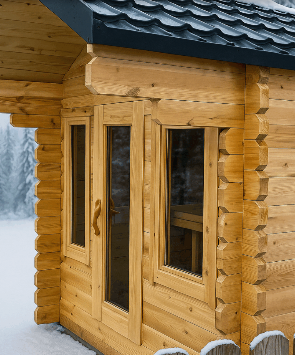 LeisureCraft Canadian Timber Palmer Cabin Sauna