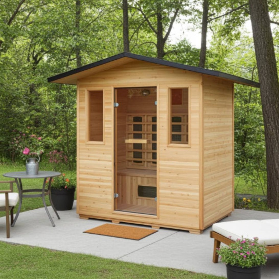 SunRay Cayenne 4-Person Outdoor Sauna