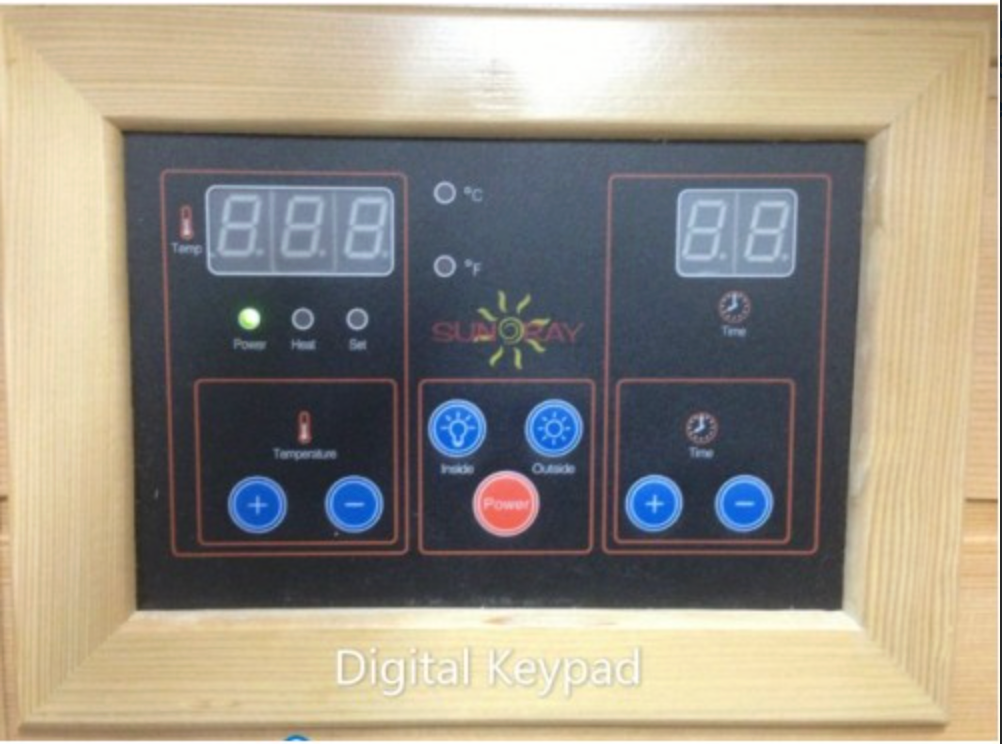 SunRay Cayenne 4-Person Outdoor Sauna